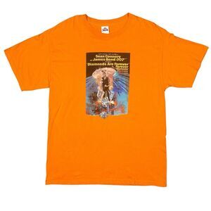 Vintage James Bond 007 Diamonds are Forever Sean Connnery Alstyle T-Shirt Large